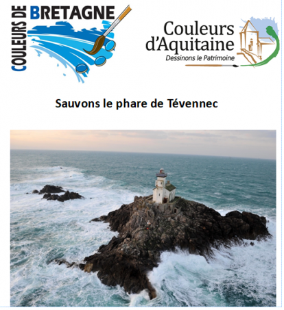 Opération sauvons le phare de Tévennec avec Couleurs de Bretagne