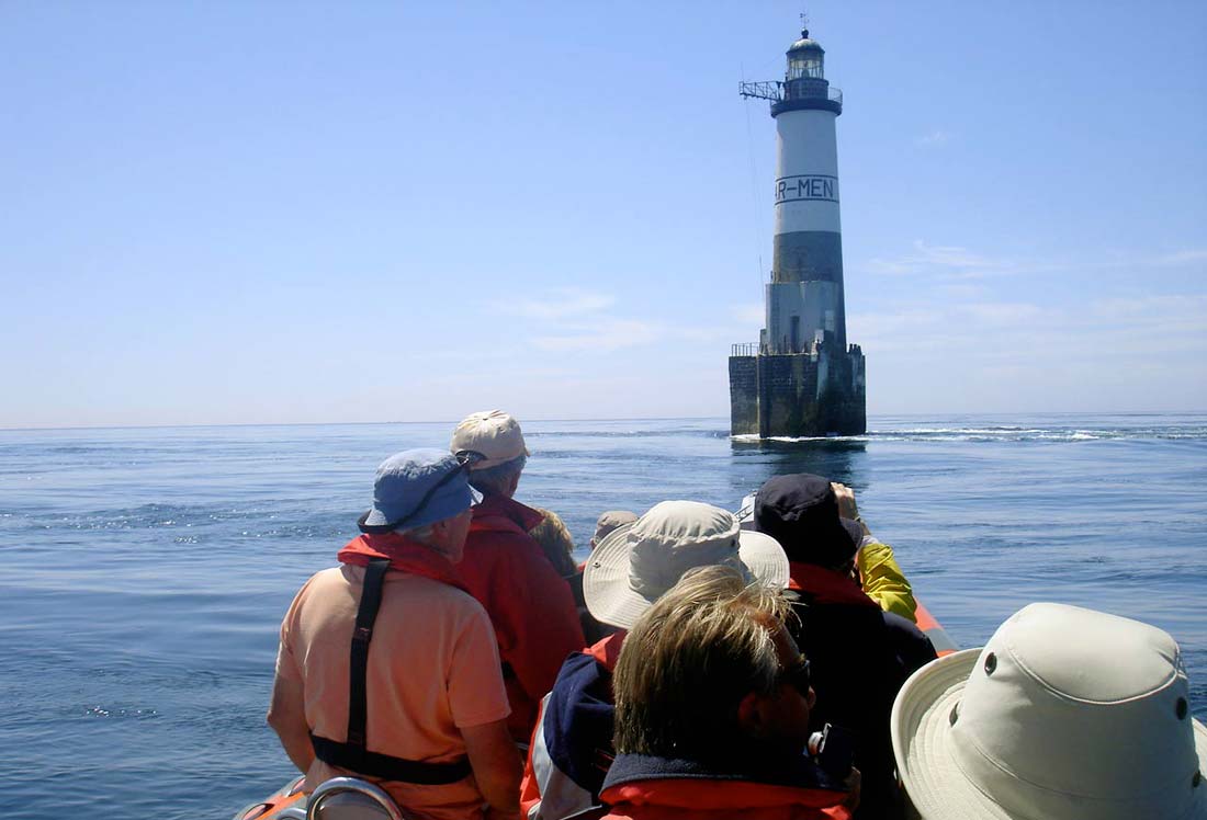 Raids-phares en bateau au phare d'Armen