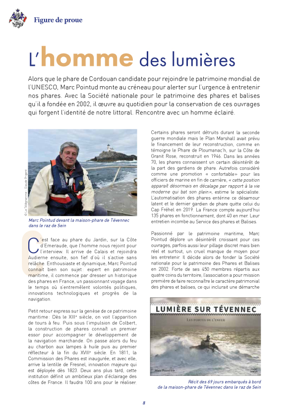 Dans la revue du Yacht Club de France